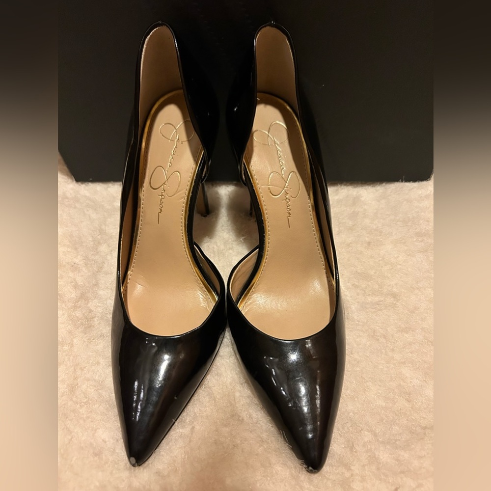 Patent Black Heels